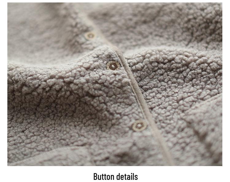 Women's Mid-Length Faux Lamb Wool Vest - Autumn/Winter Fashion Versatile Coat