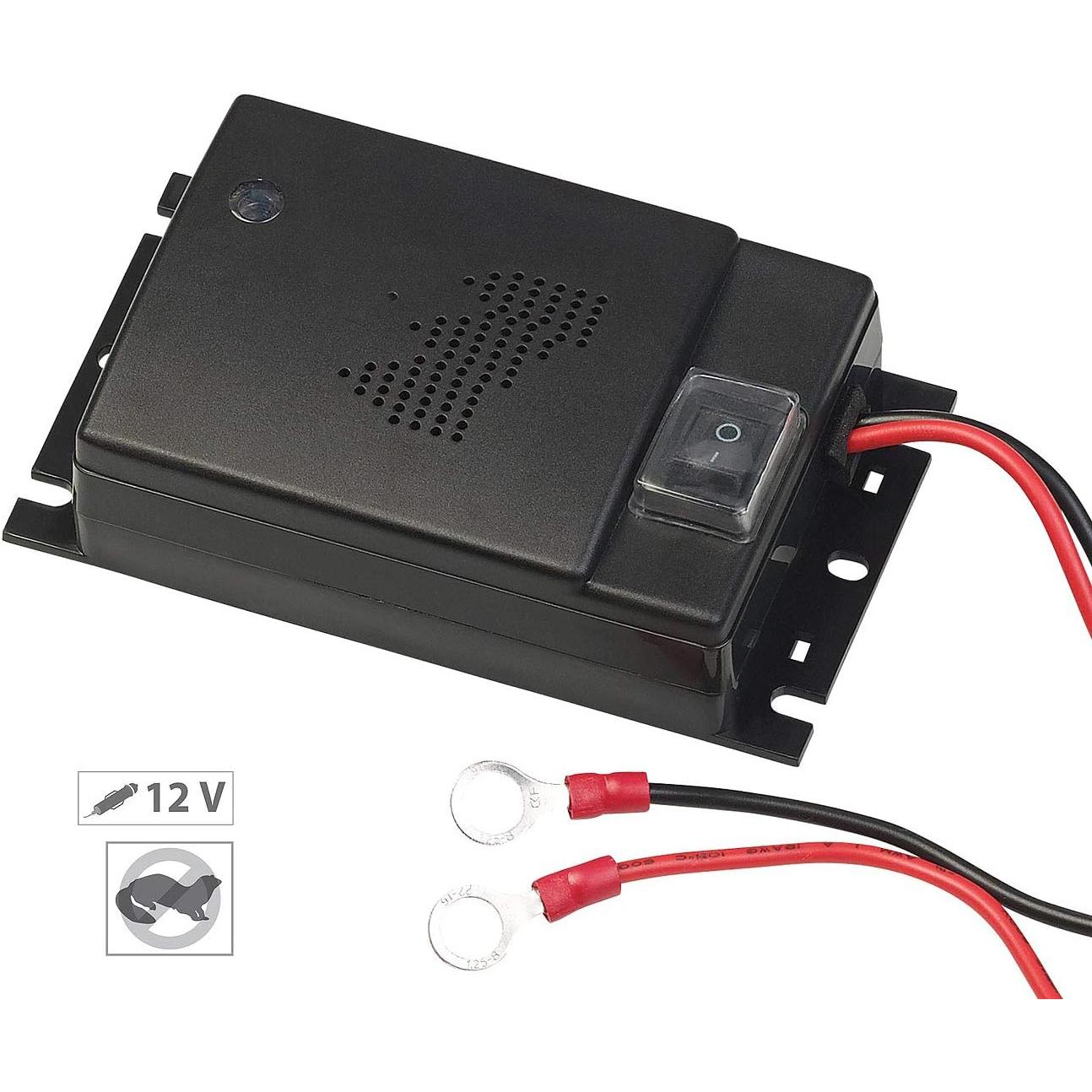 

Автомобильный ультразвуковой отпугиватель куницы для подключения 12 В, 12-45 кГц, 70 ДБ (Сдерживающая машина Marten) 13.5*7.5*3.1cm чёрный