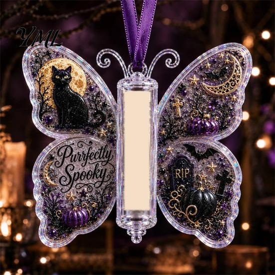 Graduation Money Gift Box Acrylic Butterfly Cash Ornament, Christmas Halloween Holder with Clear Rolled Bill Storage Container Compartment,