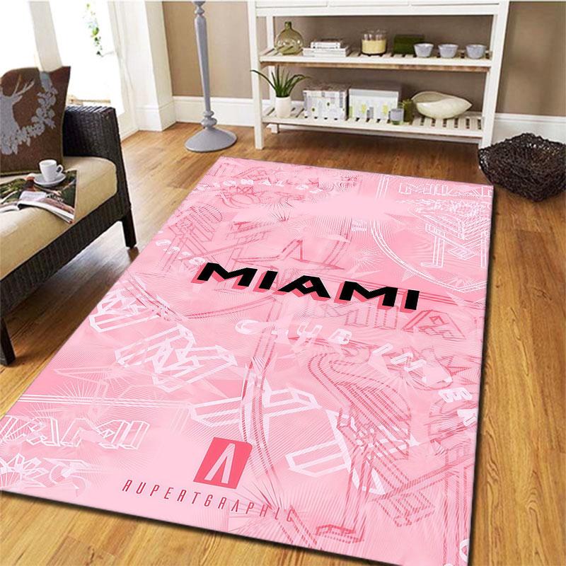 Inter Miami CF Carpet Rug for Living Room Bedroom Home Sofa Decoration,Kids play Non-slip Floor Mat