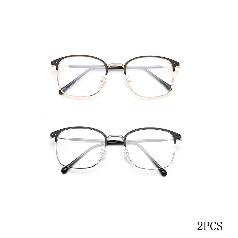 Pochromic Frameless Eyeglasses for Men Fashion Glasses Anti Radiation Eye Sunglasses for Men Korean Glasses Rectangle Compute