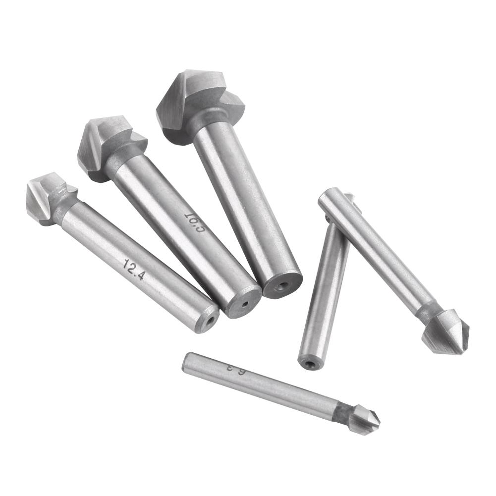 Counterattack Drilling Bit Set, Champfer HSS Bit Easy to Use for Chamfering, Browsing