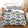 3D Print Anime Monster Jam Bedding Set Single Twin Full Queen King Size Monster Jam F1 Bed Set Teenager Bedroom Duvet cover Sets