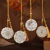 Luminous Wooden Mooncake Lantern Handmade Glow Festival Decor Pendant  Chinese New Year