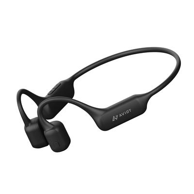 Słuchawki bezprzewodowe AVIOT Słuchawki z przewodnictwem kostnym Bluetooth z mikrofonem do biegania Bluetooth IP67 Wodoodporne i pyłoszczelne Ładowanie typu C 12