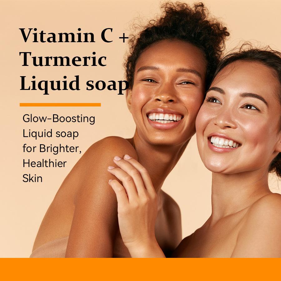 Turmeric Soap Bath Handmade Soap Moisturizing Oil Control Deep Cleansing and Moisturizing Skin Bath Gel