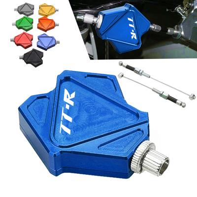TTR Logo Motorradzubehör CNC Stunt Kupplungshebel Easy Pull Kabelsystem für Yamaha TTR125 TTR250 TTR600 TTR 125 L 250