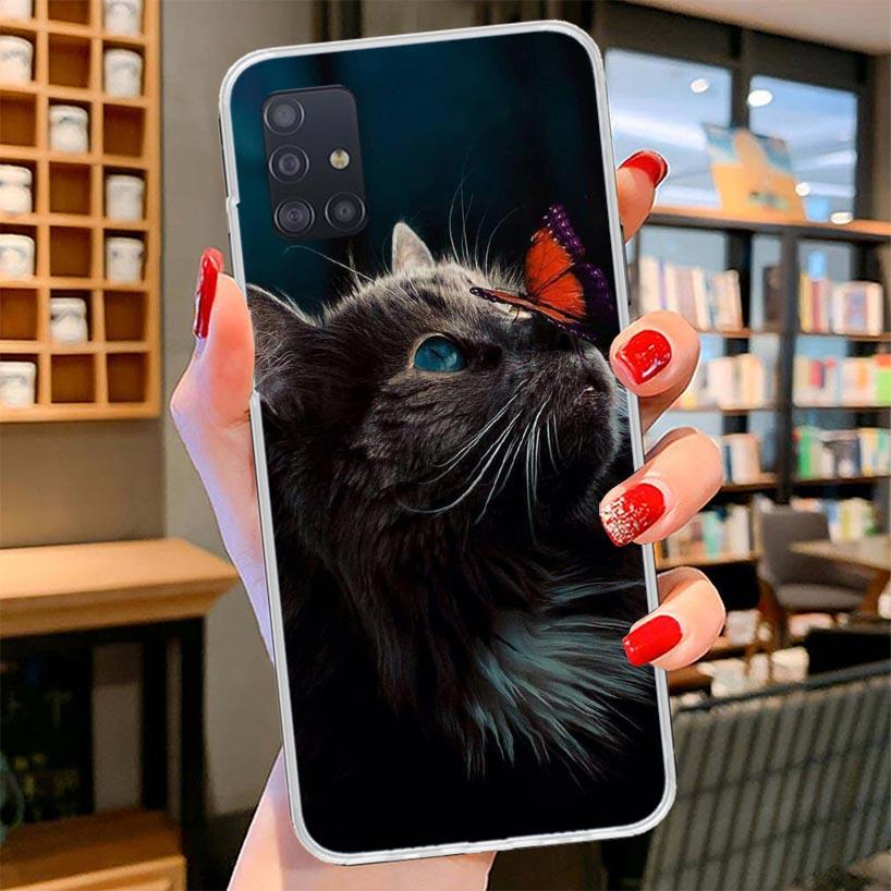 Cool Animal Big Cat Tiger Cover Phone Case For Samsung Galaxy A12 A22 A32 A52 A72 A02S Phone Case Note 20 Ultra 10 S10 Plus A51