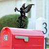 Metal Fairy Mailbox Topper Custom Garden Decorative Pediment Personalized Home
