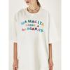 European and American New Fashion Casual Loose Print Letters T-shirt Top Loose Printed T-shirt Top