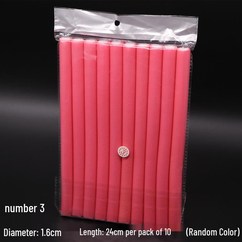 Heatless Sponge Hair Curlers: Rubber Rods for Lazy Curling, Combine into Sets.