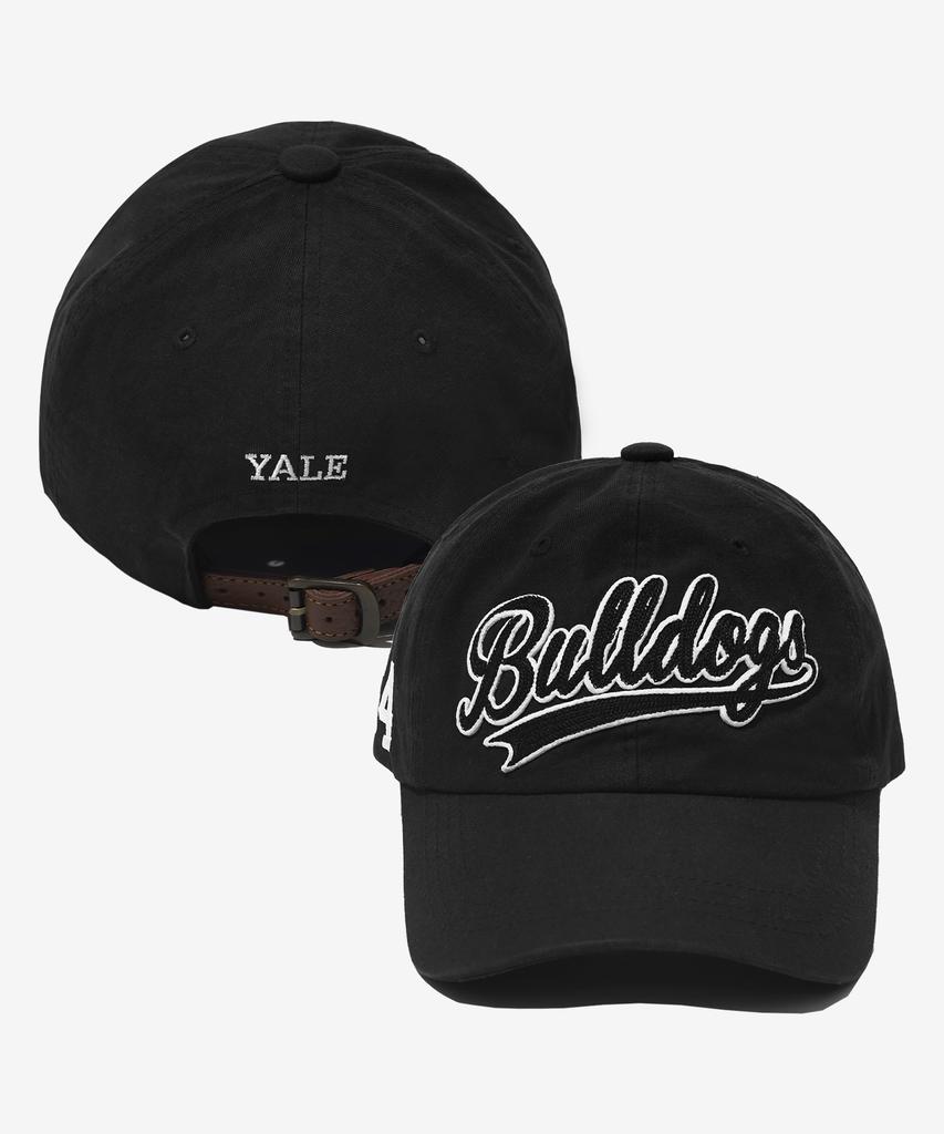 YALE Vintage Bulldogs Tail Logo Ball Cap_Black