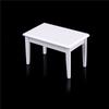 1set 1/12 Scale Miniature Wooden Dining Chair Table Furniture Set For Doll house 1:12 Kitchen Food Furniture Toy Accessories