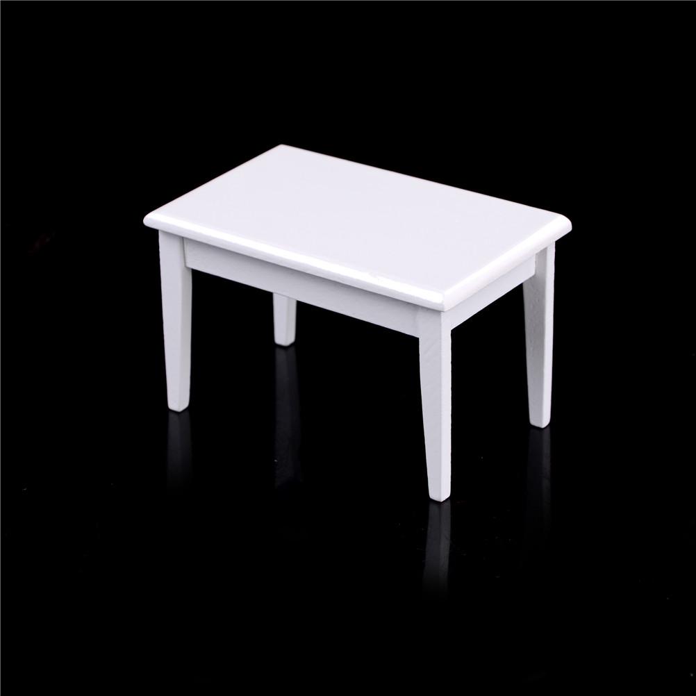1set 1/12 Scale Miniature Wooden Dining Chair Table Furniture Set For Doll house 1:12 Kitchen Food Furniture Toy Accessories
