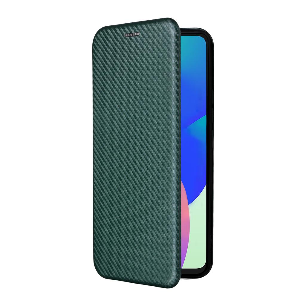For Samsung Galaxy F06 5G/M06 5G Case Carbon Fiber Texture Drop-Proof PU Leather Phone Cover