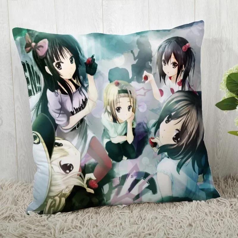 K-On! Pillow Cover Customize Pillow Case Modern Home Decorative Pillowcase For Living Room 45X45cm A19.12.13