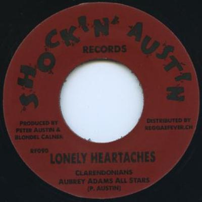 7inch Record CLARENDONIANS / LARRY MARSHALL, PET - Lonely Heartaches / Money Girl RF090 Shockin' Austin 1968 Europe Reggae, Ska & Dub Used