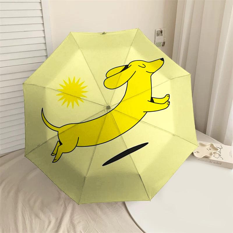 

1PC dog sunUmbrella-8-Rib Reinforced, Automatic Open, Lightweight & Durable, Cute Fashion Accessory for Outdoor-P141