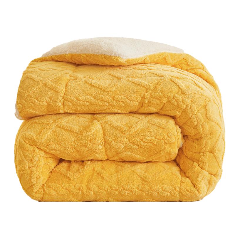 Muji-Style Lamb Wool Fleece All-Season Quilt 200cm x 230cm, 7 jin