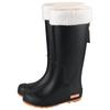 New Japanese and Korean Medium and High Rain Boots for Women, Wearing Velvet Warm, Non-slip and Waterproof Fashionable Women's Rain Shoes