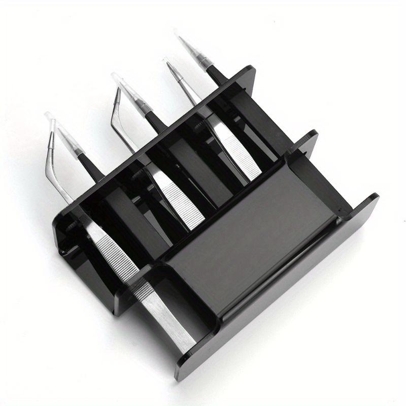 Akrylový držák na kleštičky na řasy Stojan na 6 otvorů Pinzety Stojánek Držák na prodlužování řas Nástroj na líčení