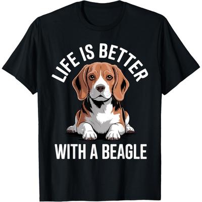 עיצוב ביגל מצחיק לגברים נשים כלב ביגל חובבי כלבי ביגל חולצה(2)