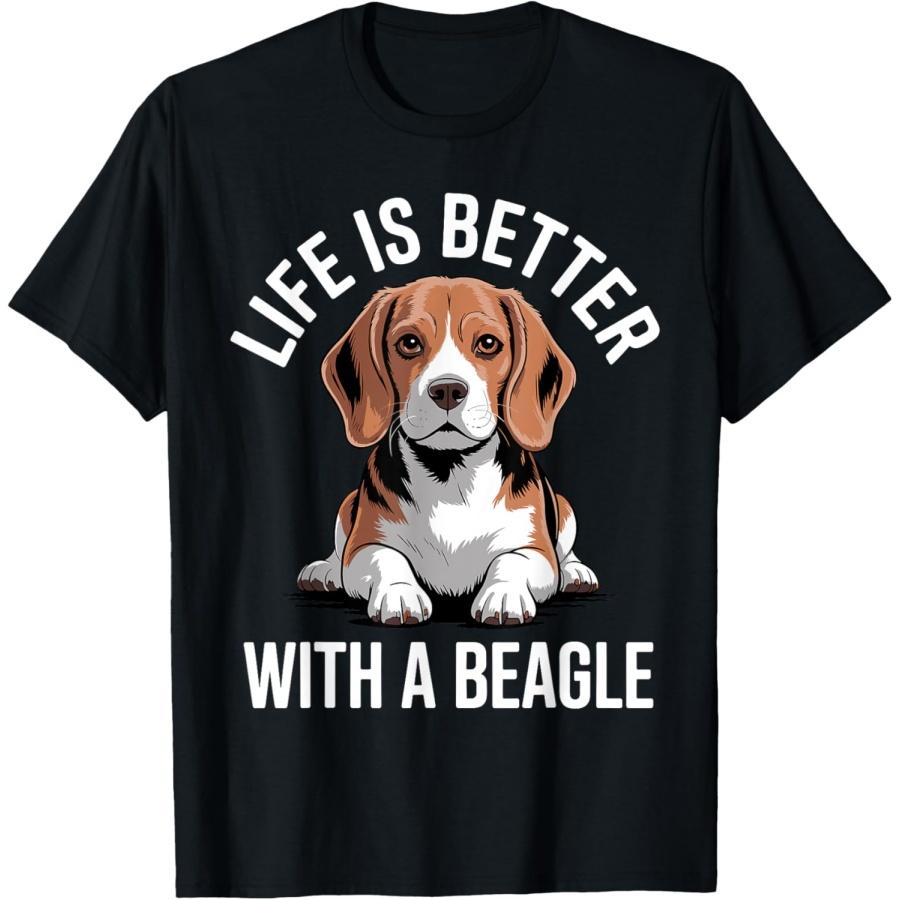 Смешной дизайн с биглем для мужчин и женщин, футболка для любителей гончих и собак породы бигль(2) S