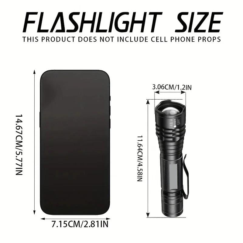 395NM UV Flashlight LED Ultraviolet Torch Zoomable Ultra Violet Lights Inspection Lamp Pet Urine Stain Detector Tools Lantern