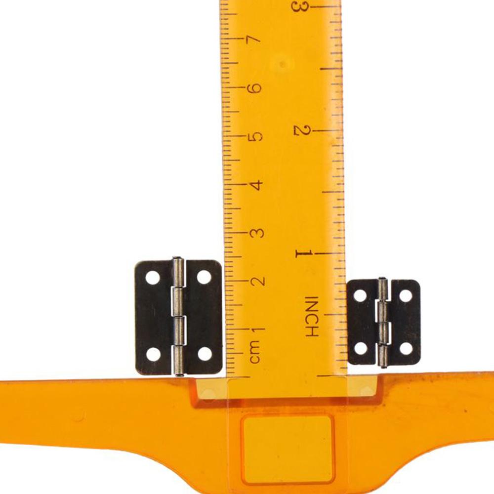 60 Pieces 300pcs Screws Mini Hinges Bronze Retro Hinges Tiny Hinges  for Dollhouse Door Crafts Box