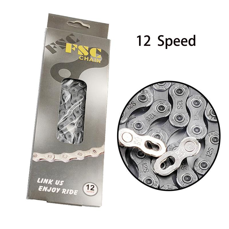 7 Chain Bicycle 6 8 9 10 11 12 Speed Anthracite Chain Mountain Bike Road Bike Shifter Chain 116 Links