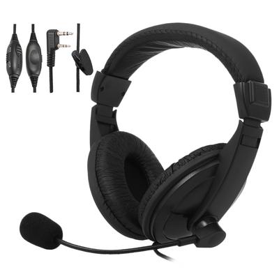 Slúchadlo PTT VOX s mikrofónom Vysielačka Headset cez Ear Rádio slúchadlá Redukcia hluku