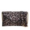 Bag Mobile phone bag Chain envelope bag Women's fashion leopard print messenger bag Versatile shoulder change bag
