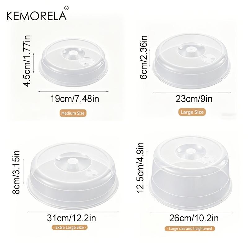 Microwave Dish Cover Refrigerator Fresh- Keeping Dish Cover Anti Splatter Sealing Cover Lid Cold & Heat Resistant Kitchen Tools