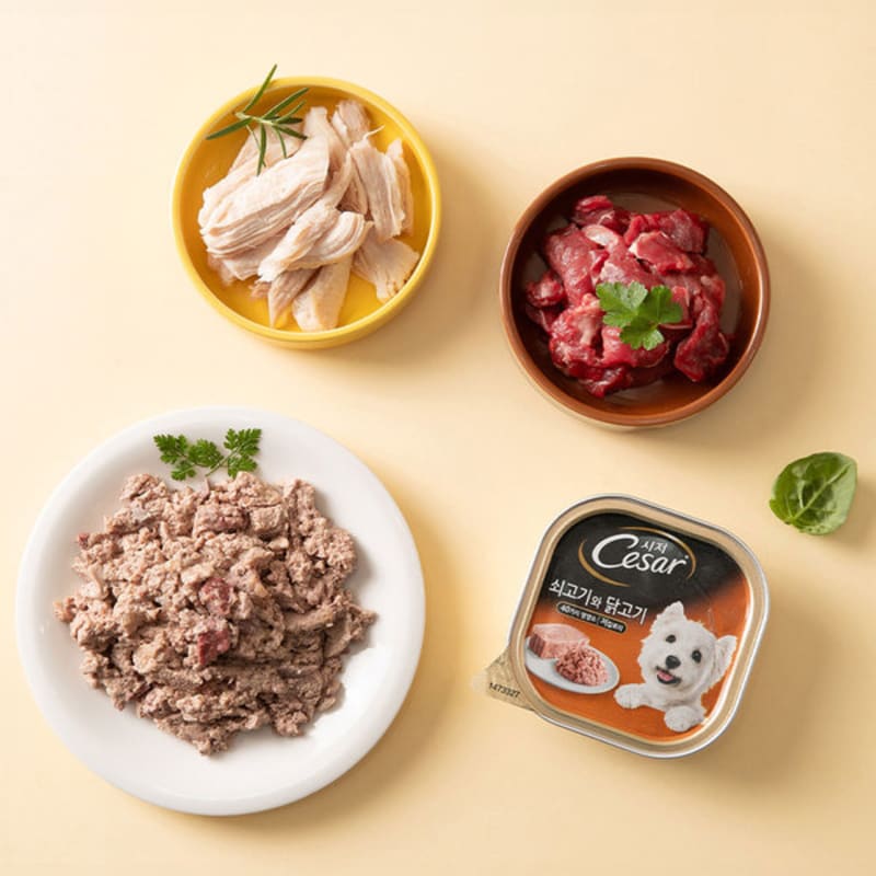 100 G Caesar Beef And Chicken