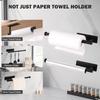 Kitchen Roll Holder Stainless Steel Wall Toilet Towel Paper Holder Adhesive Kitchen Paper Roll Holder for Bathroom Kitchen