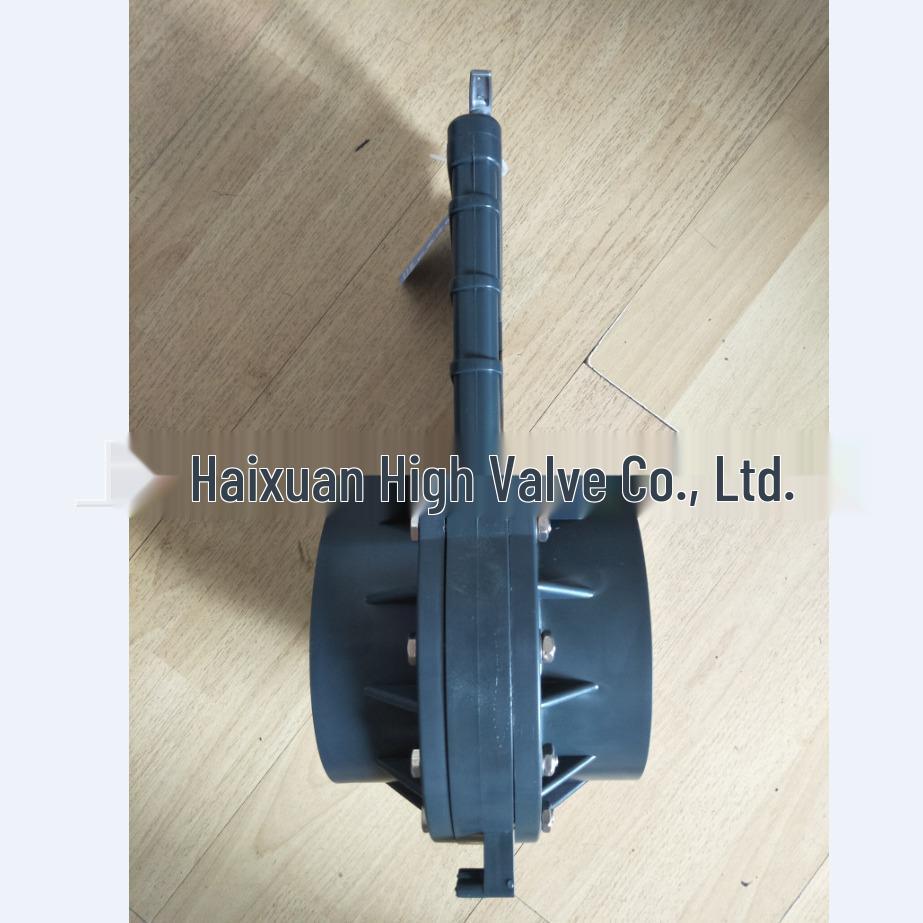 UPVC Pond Valve: Manual Quick Connect Plastic Pull-Push Gate Valve for DN32-DN160 Sewage Systems.