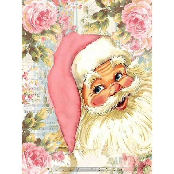 5D Diamond Painting Cartoon Santa Claus Diamond Embroidery Christmas Landscape Cross Stitch Mosaic Kit Christmas Gift Home Decor