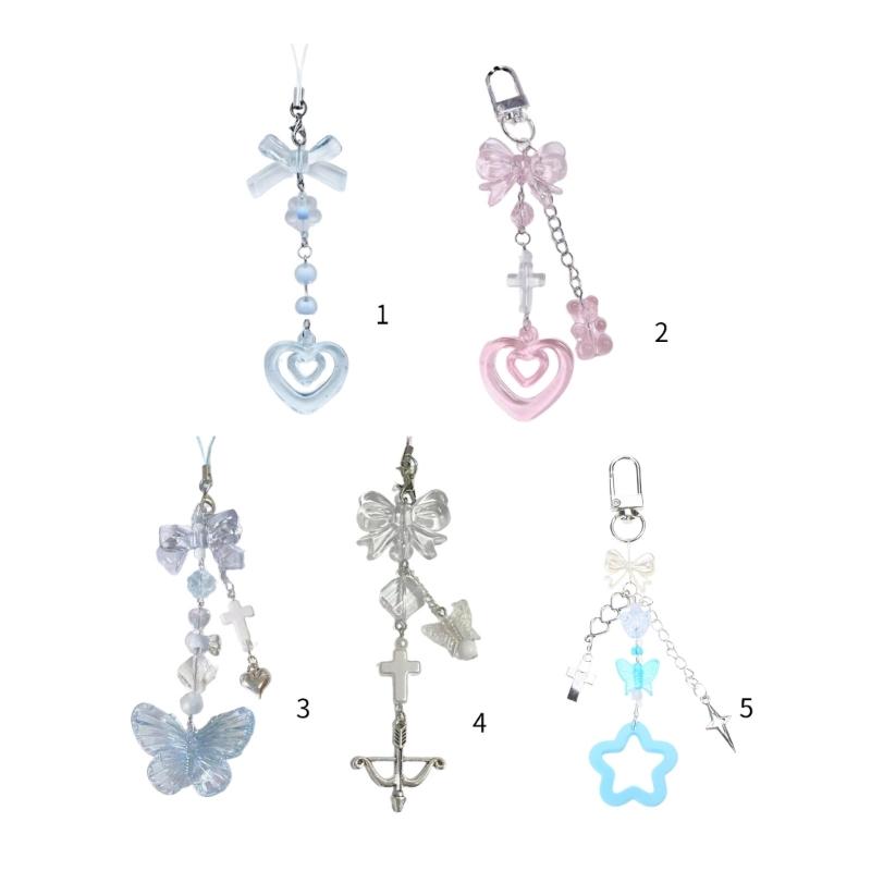Fashionable Keycord Stylish Phone Pendant Card Book Pendant Key Lanyard Lovely Bag Pendant Suitable for Any Occasion