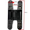 Three-Dimensional Adjustable Concealed Door Hinge for Hidden and Folding Doors