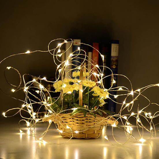 1m 10 LEDs Shaped Wine Cork Light Bottle Night Strin-g Starry Decoration Light