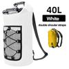 BEPAN 40L Floating Dry Bag for Kayaking Swimming Beach Waterproof Water Sports Rafting Boating Backpack Mesh Kayak Roll Top Travel Bag