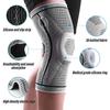 2pcs Knee Compression Sleeve-Professional Knee Brace Support Elastic Non-slip Knee Wraps Patella Stabilizer Silicone Gel Spring