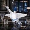 Goose Bird Shape Whiskey Decanter, 3D Glass Animal Liquor Bottle for Bar Display, 350ml Art Wine Dispenser for Home