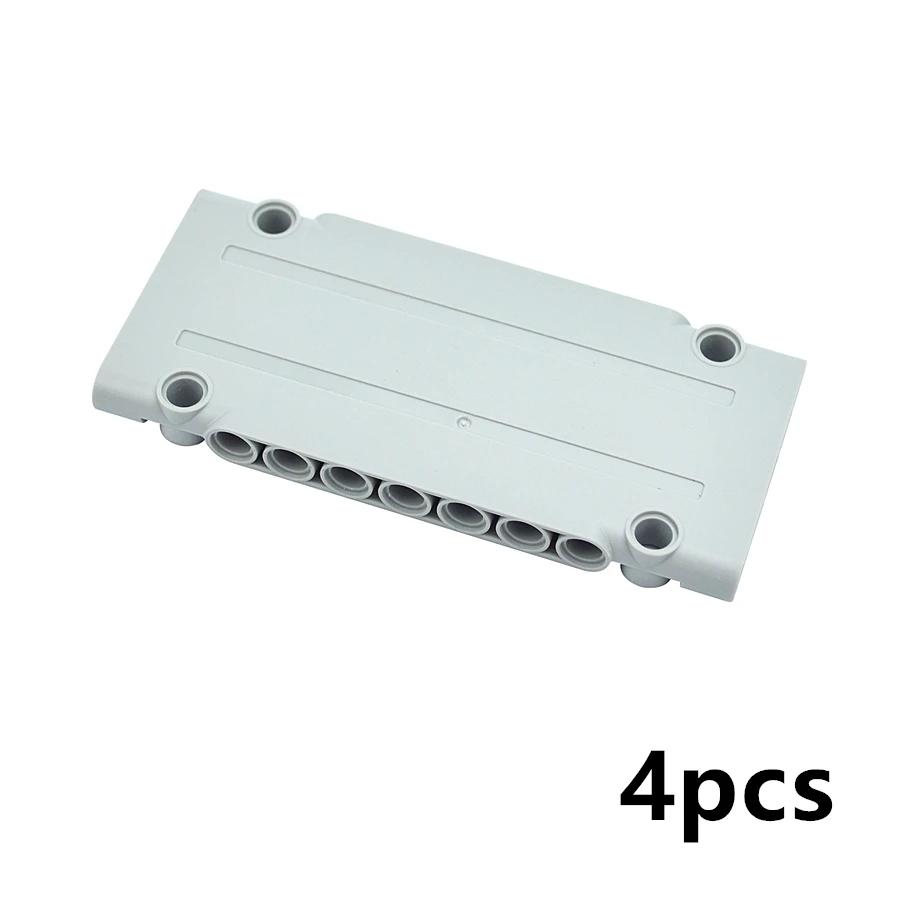 Technical Brick Bulk Modular Toy For MOC High-Tech 4Pcs Particles Panel Plate 5 x 11 x 1 Holes Constructing Blocks 64782 15458