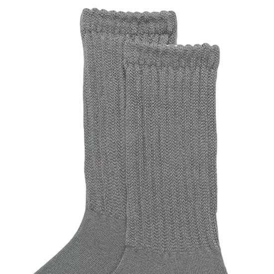 1 Pair Women Crew Socks Solid Color Ribbed Calf Scrunch Boot Socks Elastic Warm Socks Versatile Footwear Accessory