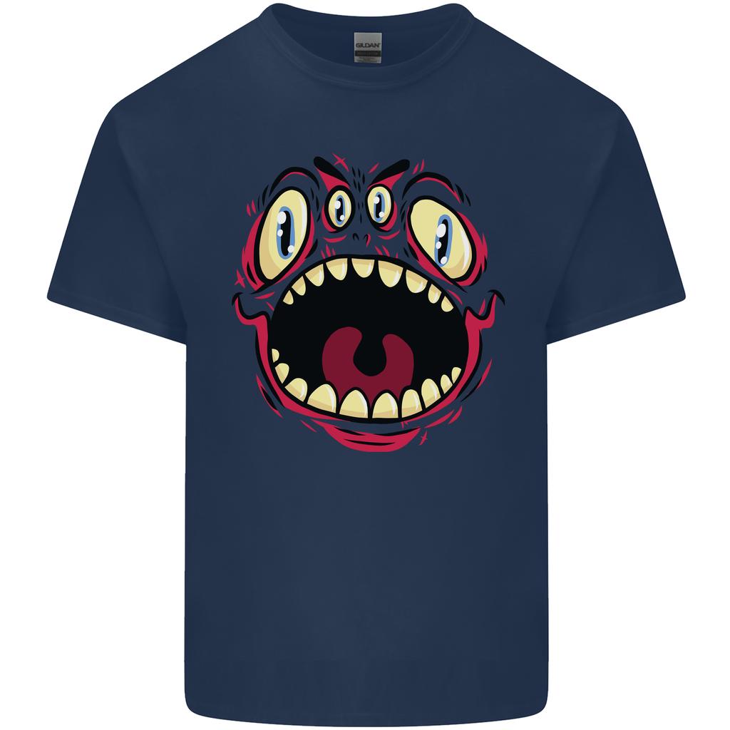 Four Eyed Scary Monster Halloween Unisexs Light Cotton TShirt