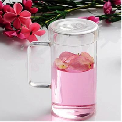 Household Thickened High Temperature Resistant Glass Water Cup Tea Cup Office Filter Cup for Men To Make Tea