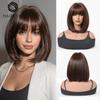 White Short Straight Bob Wig with Bangs - Full Head Styling Wig