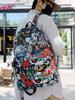 Schoolbagins School Bag Large Capacity Personalized Graffiti Japanese Casual Backpack Male Junior High School Student Fashion Female Backpack