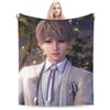 Love and Deepspace Xavier Blanket Velvet Textile Decor Portable Lightweight Throw Blanket for Sofa Office Bedspread